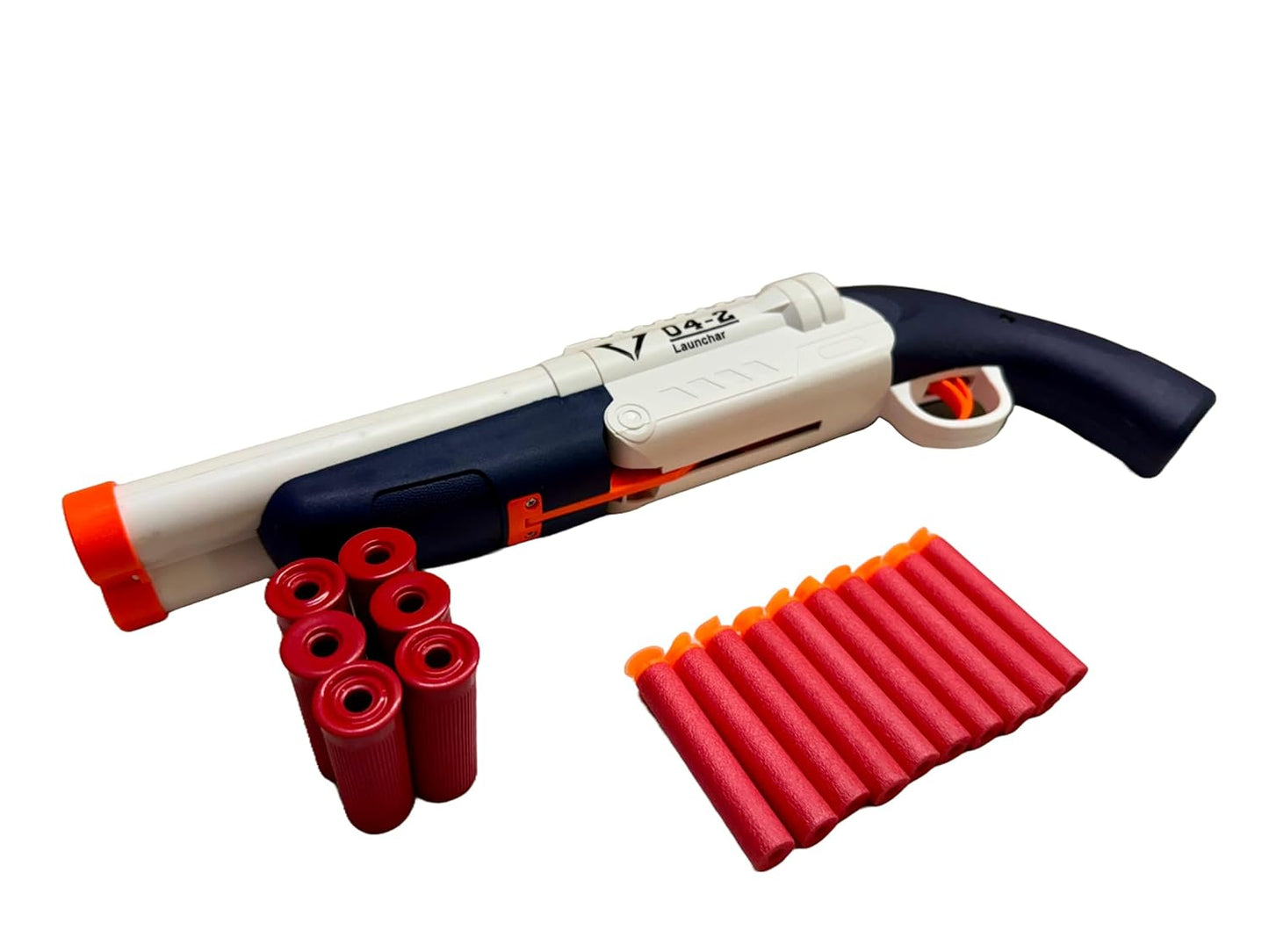 Double-Barreled Shotgun Toy Gun for Kids - Includes 10 Foam Bullets, Realistic Shot Gun Blaster Gun Toy with Safe Soft Ammo, Fun Role-Play Action for Children Ages 3 and Up