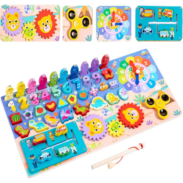 Multifunctional Logarithm Board Game | 8 Parts Kids Learning Toy