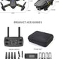 Drone with 4K Camera HD WiFi FPV RC Quadcopter Single Lens OneKey Return FPV Live Transmission, Long Flight Time, Mobile Phone Control, Altitude Hold, Headless Mode, Remote Control