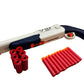 Double-Barreled Shotgun Toy Gun for Kids - Includes 10 Foam Bullets, Realistic Shot Gun Blaster Gun Toy with Safe Soft Ammo, Fun Role-Play Action for Children Ages 3 and Up