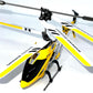 RC Mini Helicopter (Yellow) Metal Helicopter Adjustable Trim Control for Boys & Girls