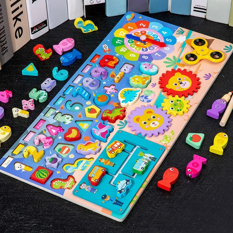 Multifunctional Logarithm Board Game | 8 Parts Kids Learning Toy