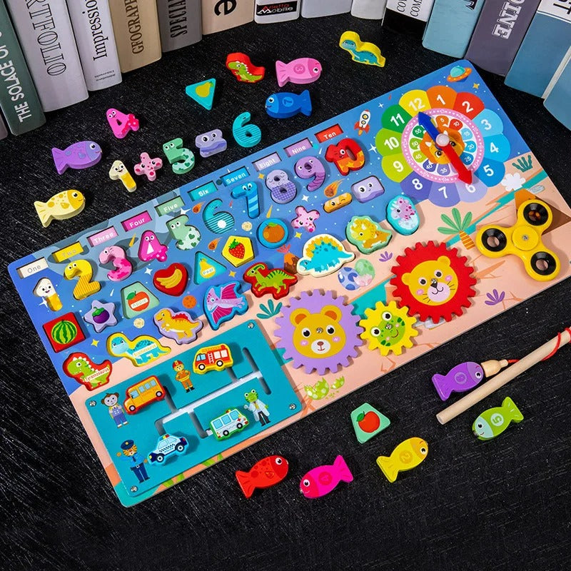 Multifunctional Logarithm Board Game | 8 Parts Kids Learning Toy