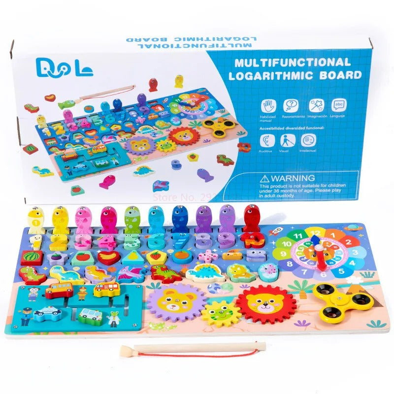 Multifunctional Logarithm Board Game | 8 Parts Kids Learning Toy